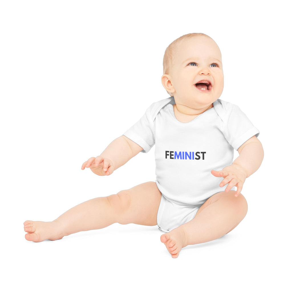 "feMINIst" Organic Onesie